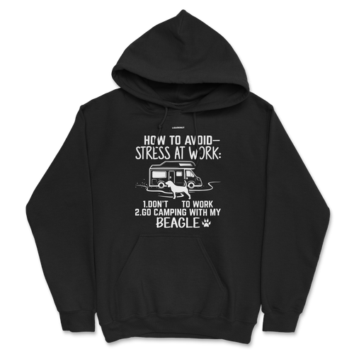 How To Avoid Stress At Work Beagle Hoodie