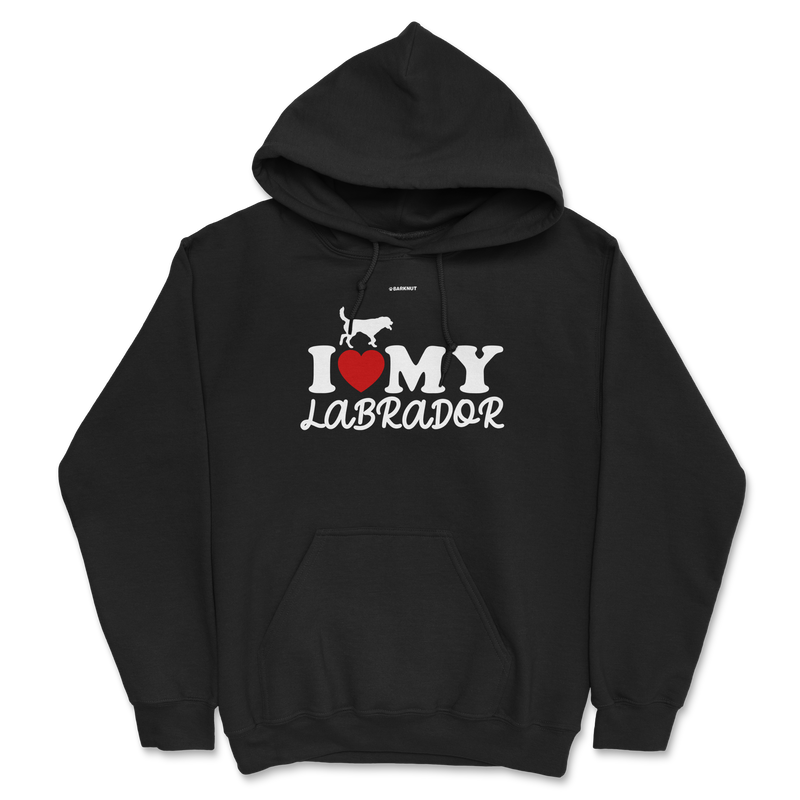 Load image into Gallery viewer, I Heart My Labrador Hoodie
