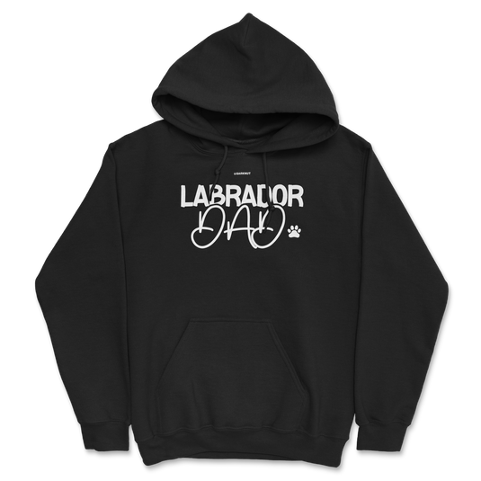 Labrador Dad Paw Print Hoodie