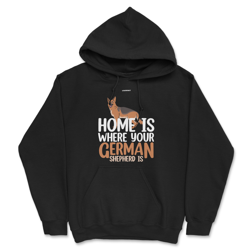 Load image into Gallery viewer, Home is Where Your German Shepherd is Hoodie
