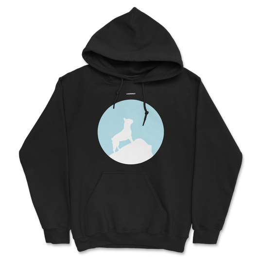 French Bulldog Silhouette And Moon Hoodie