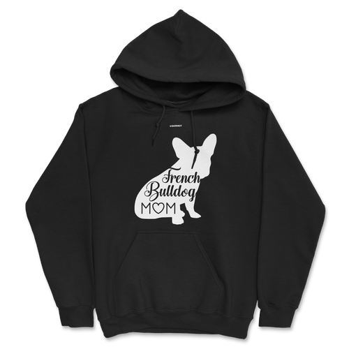 French Bulldog Mom Silhouette Hoodie