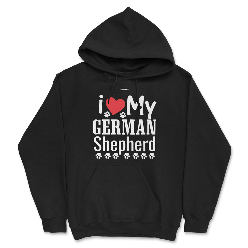 Load image into Gallery viewer, I Love My German Shepherd Hoodie
