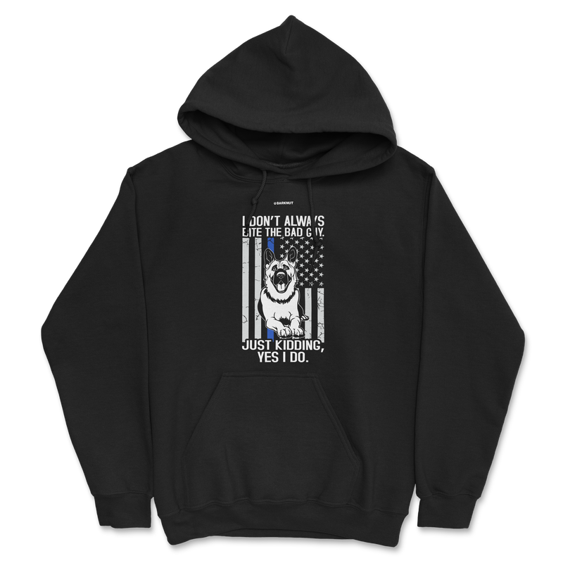 Load image into Gallery viewer, Funny Blue Line Police German Hoodie
