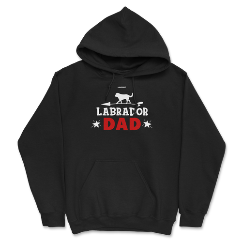 Labrador Dad Red Hoodie