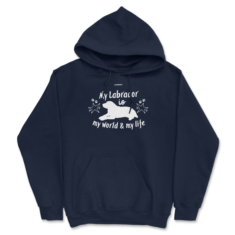 Load image into Gallery viewer, My Labrador Is My World And My Life Hoodie
