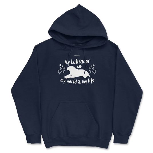 My Labrador Is My World And My Life Hoodie