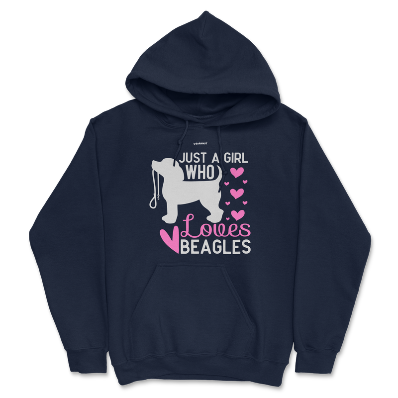 Load image into Gallery viewer, Just A Girl Who Loves Beagles Hoodie
