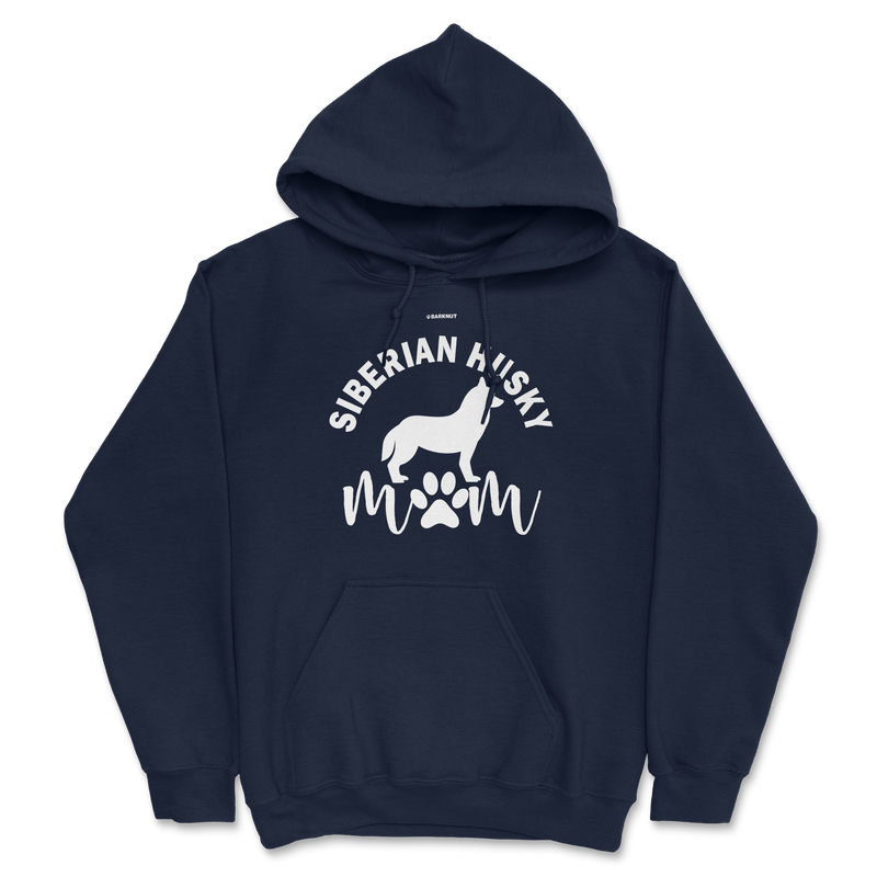 Load image into Gallery viewer, Siberian Husky Mom Silhouette Hoodie
