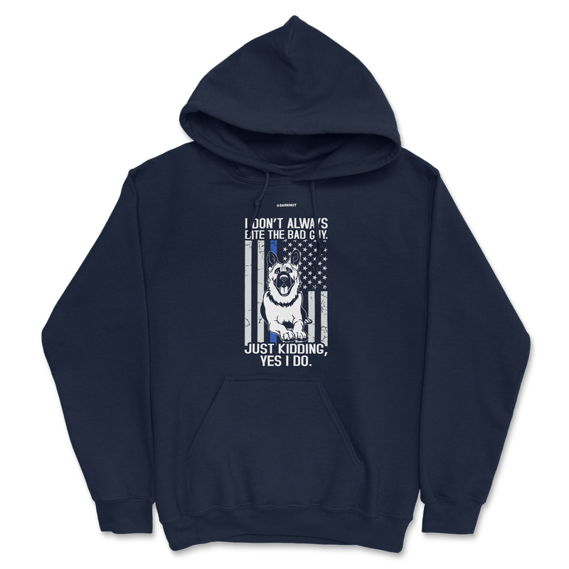 Load image into Gallery viewer, Funny Blue Line Police German Hoodie
