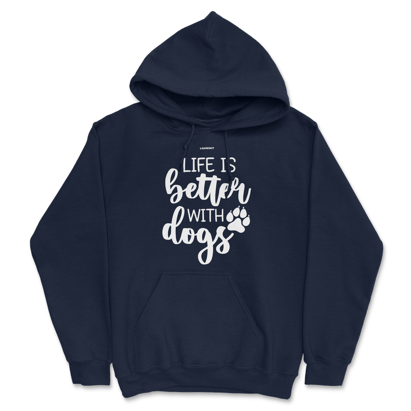 Load image into Gallery viewer, Life is Better With Dogs Hoodie
