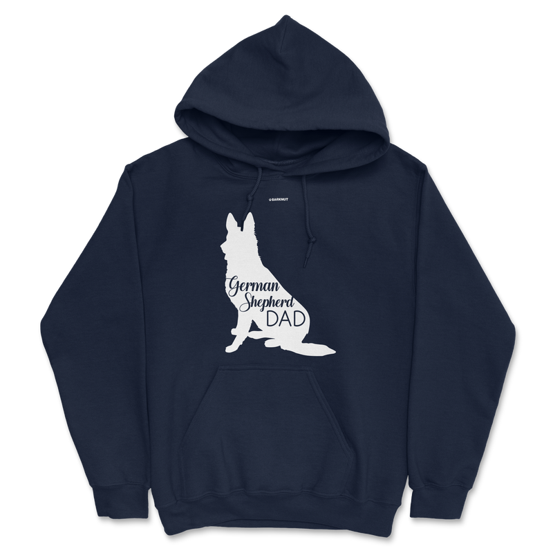 Load image into Gallery viewer, German Shepherd Dad Cursive Hoodie
