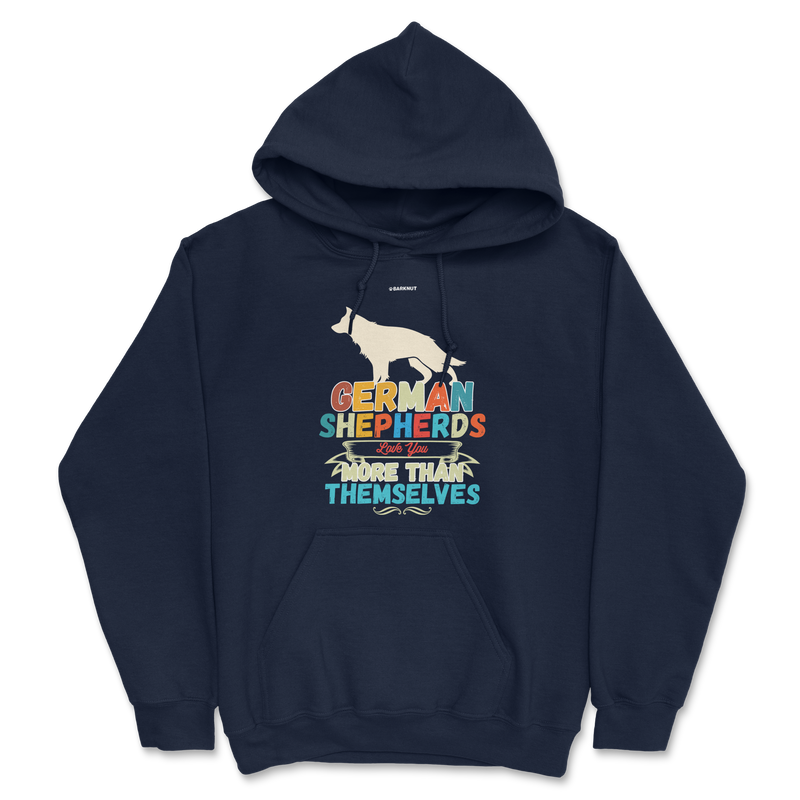 Load image into Gallery viewer, German Shepherd Loves You more Hoodie
