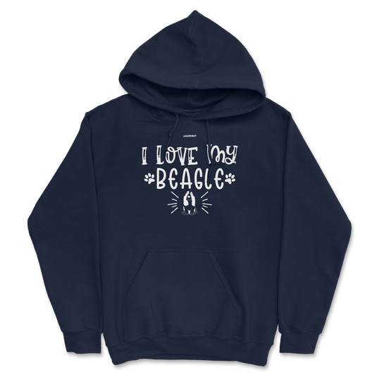 I Love My Beagle Hoodie