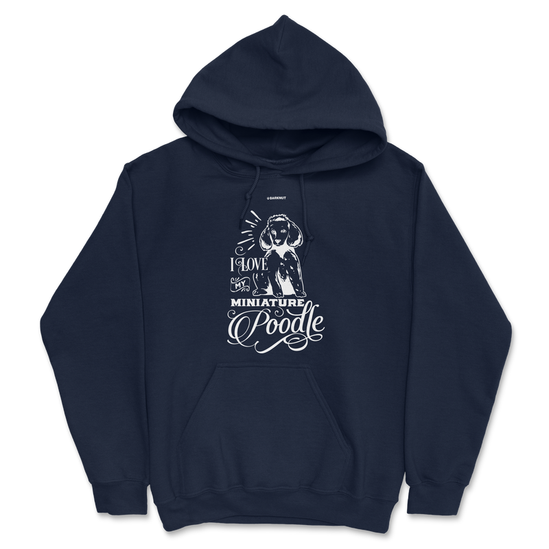 Load image into Gallery viewer, I Love My Miniature Poodle Hoodie
