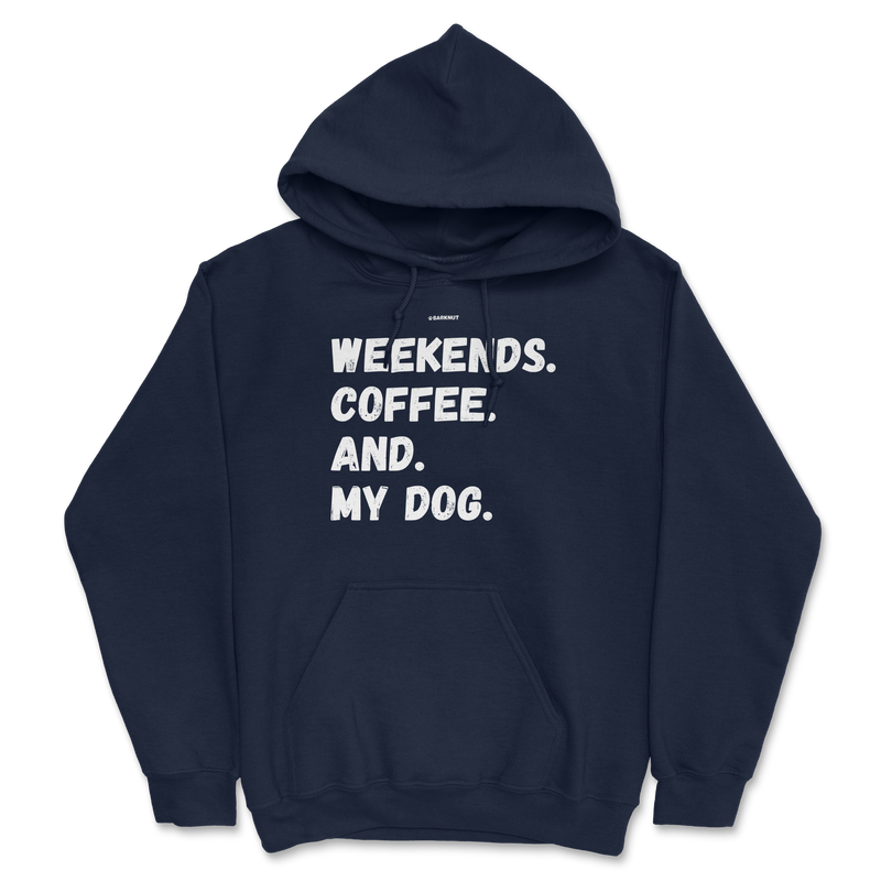 Load image into Gallery viewer, Weekends Coffee And My Dog Hoodie
