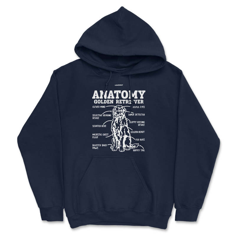 Load image into Gallery viewer, Golden Retriever Anatomy Hoodie
