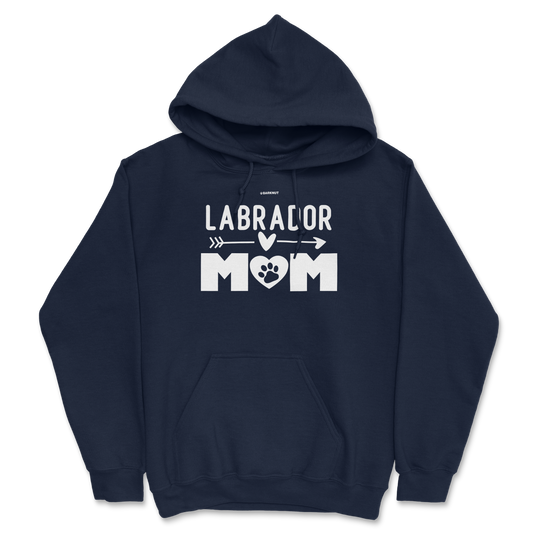 Labrador Mom Heart Hoodie