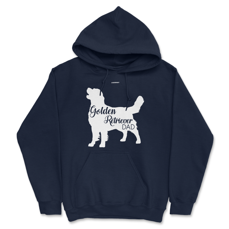 Load image into Gallery viewer, Golden Retriever Dad Silhouette Hoodie
