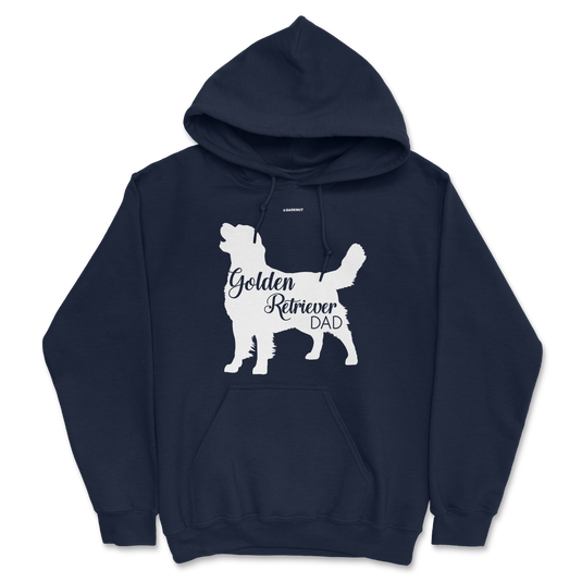 Golden Retriever Dad Silhouette Hoodie