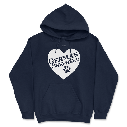 German Shepherd Heart Hoodie