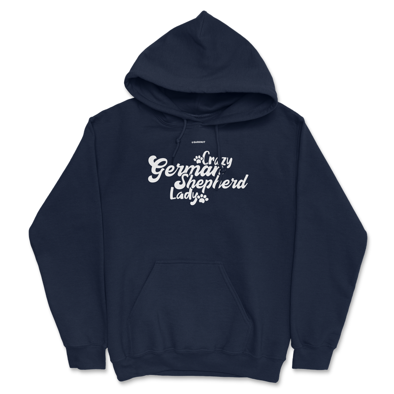 Load image into Gallery viewer, Crazy German Shepherd Lady Hoodie
