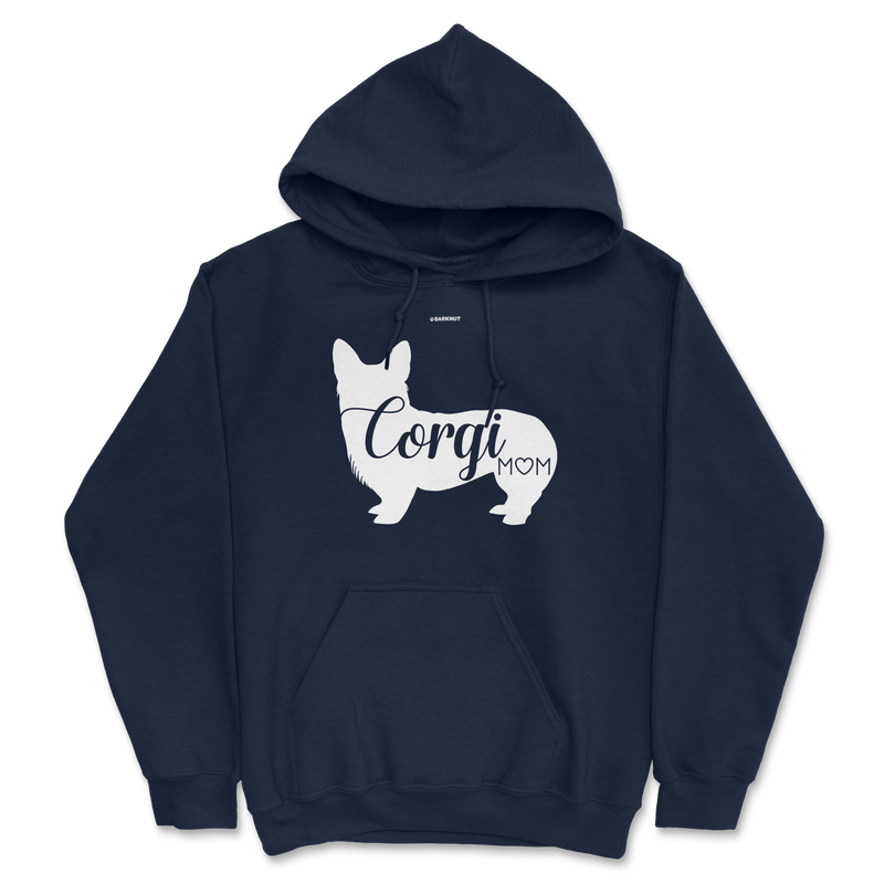 Load image into Gallery viewer, Corgi Mom Silhouette Hoodie
