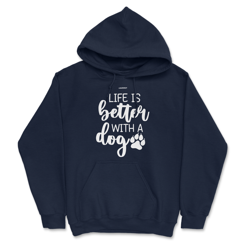 Load image into Gallery viewer, Life Is Better With A Dog Icon Hoodie
