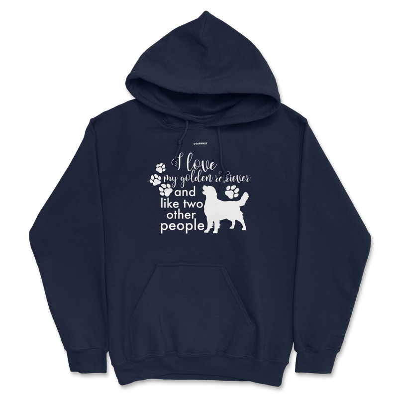 Load image into Gallery viewer, I Love My Golden Retriever And Like Two Other People Hoodie
