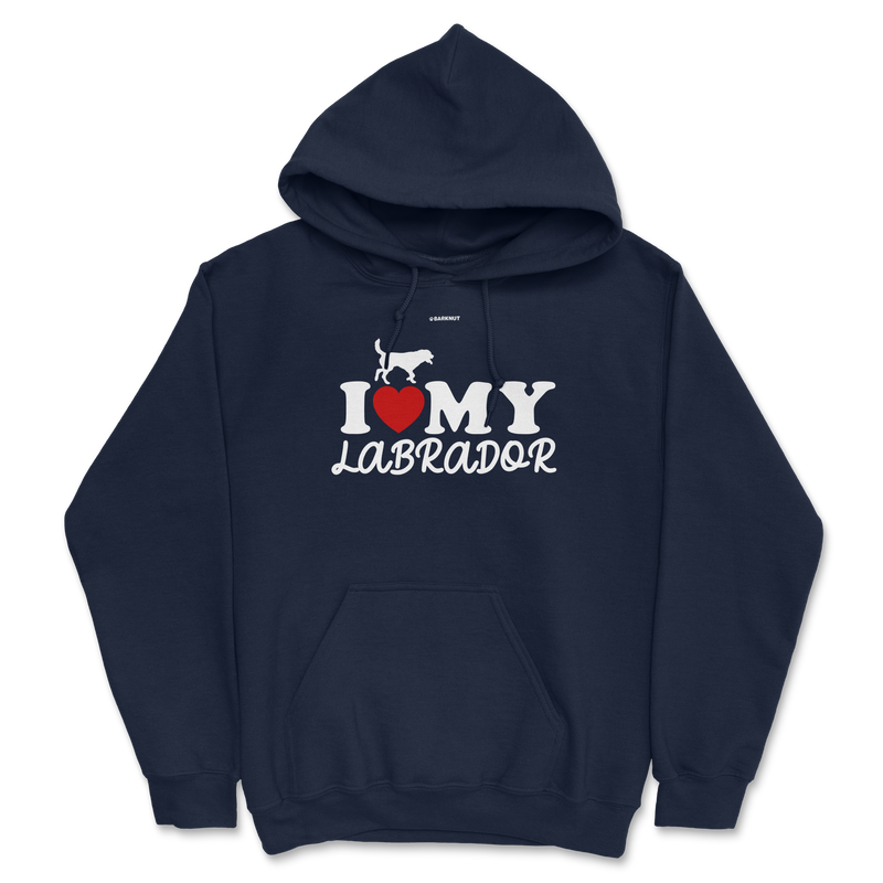 Load image into Gallery viewer, I Heart My Labrador Hoodie
