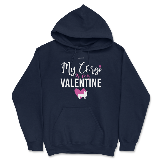 My Corgi Is My Valentine Hoodie