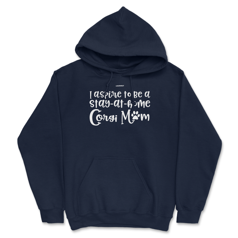 Load image into Gallery viewer, I Aspire To Be Stay At Home Corgi Mom Hoodie
