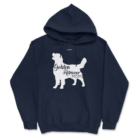 Golden Retriever Mom Black Hoodie