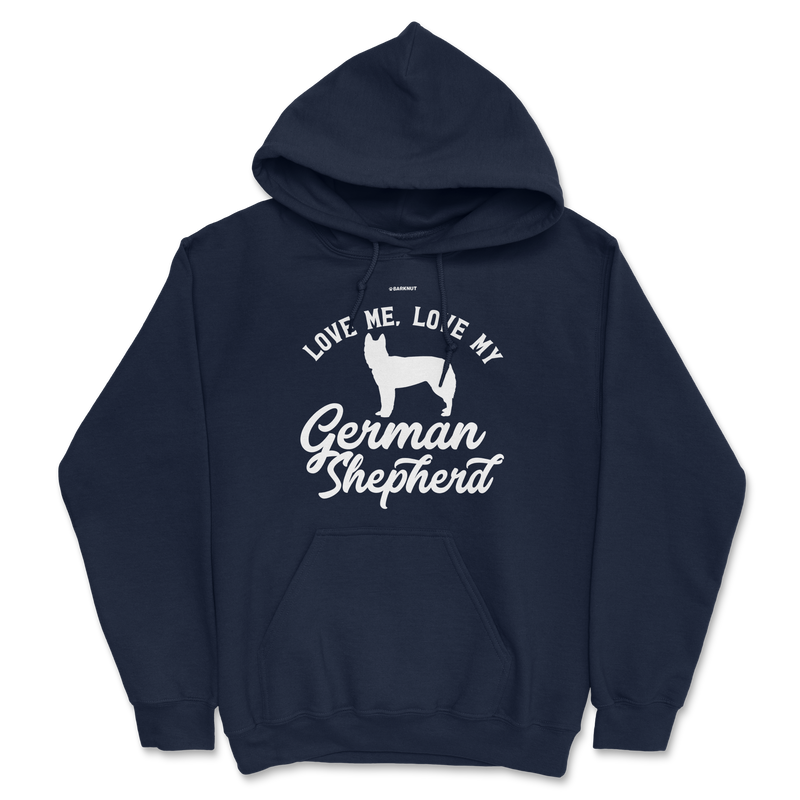 Load image into Gallery viewer, Love Me Love My German Shepherd Hoodie
