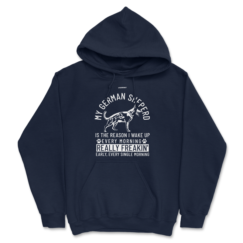 Load image into Gallery viewer, German Shepherd Wake Up Early Hoodie
