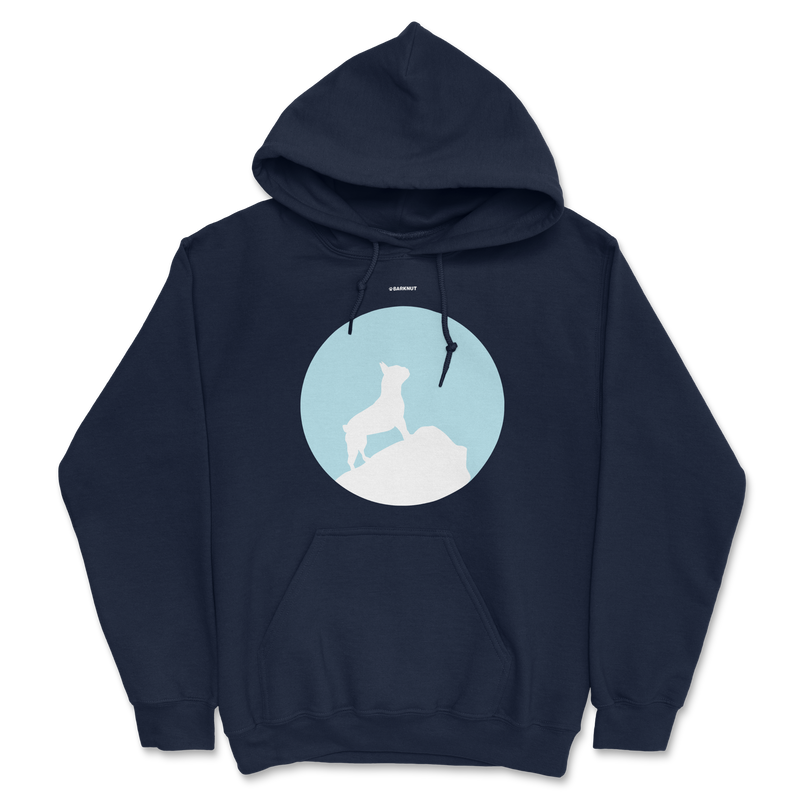 Load image into Gallery viewer, French Bulldog Silhouette And Moon Hoodie
