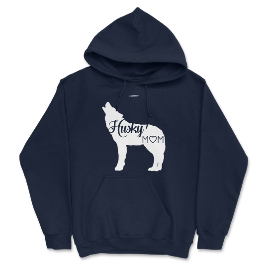 Husky Mom Silhouette Hoodie