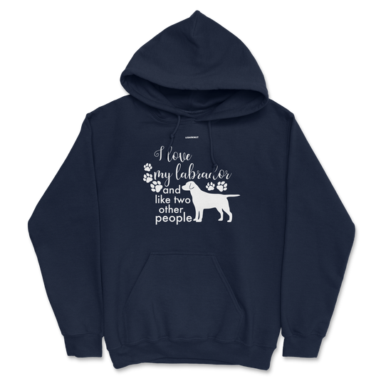 I Love My Labrador And Like Two Other People Hoodie