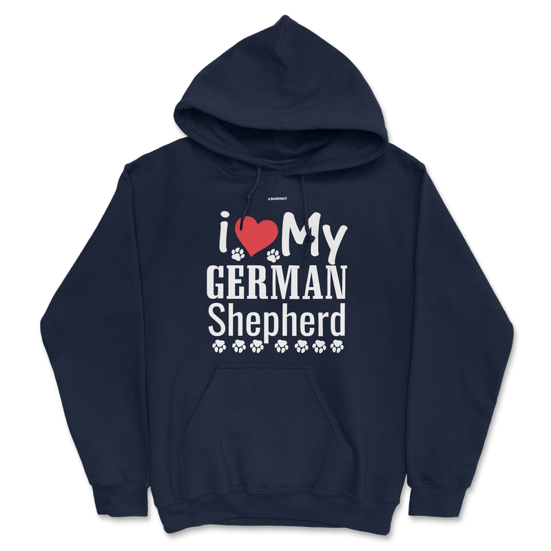 Load image into Gallery viewer, I Love My German Shepherd Hoodie
