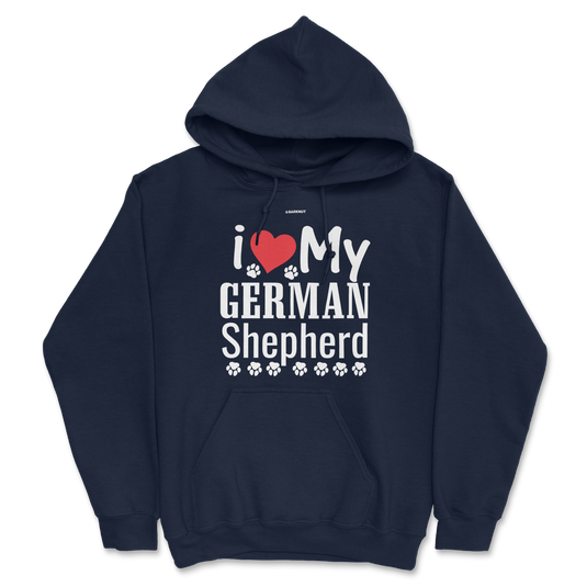 I Love My German Shepherd Hoodie