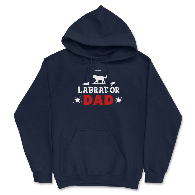 Load image into Gallery viewer, Labrador Dad Red Hoodie
