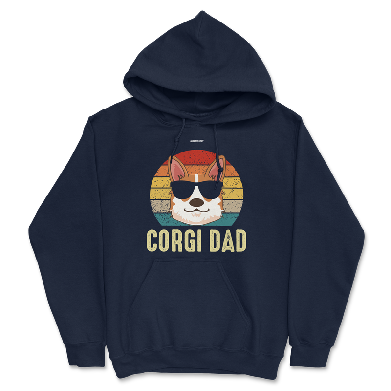 Load image into Gallery viewer, Sunglasses Corgi Dad Hoodie
