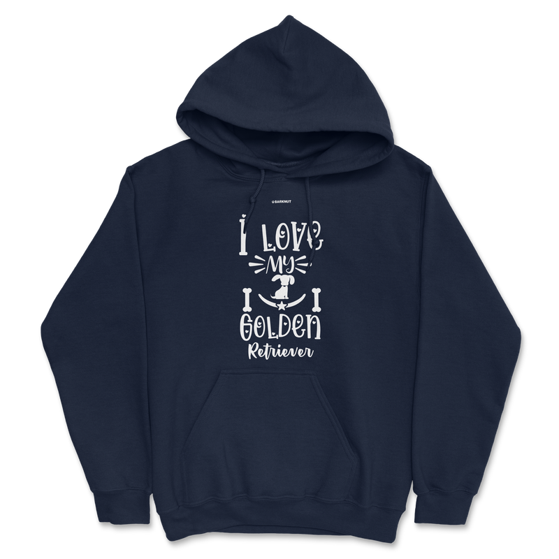 Load image into Gallery viewer, I Love My Golden Retriever Hoodie
