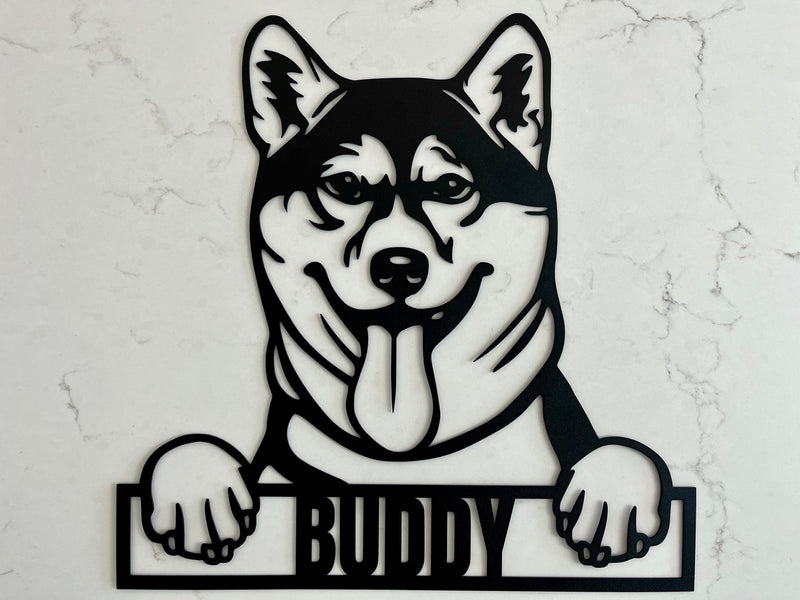 Load image into Gallery viewer, Custom Pup Metal Art - American Bulldog
