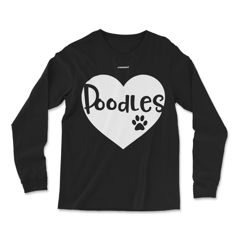 Load image into Gallery viewer, Poodles Heart Long Sleeve Shirt
