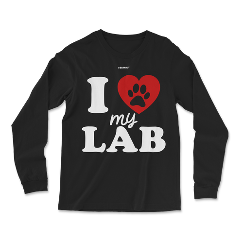 I Heart My Lab Long Sleeve Shirt