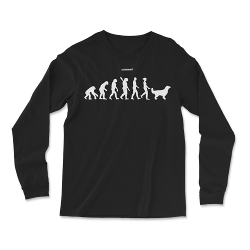 Evolution Woman Golden Retriever Long Sleeve Shirt