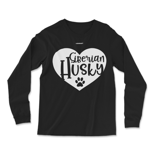 Heart Husky Long Sleeve Shirt