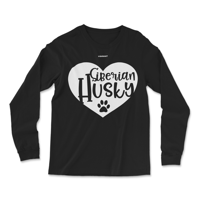 Load image into Gallery viewer, Heart Husky Long Sleeve Shirt
