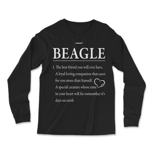 Funny Beagle Definitions Long Sleeve Shirt